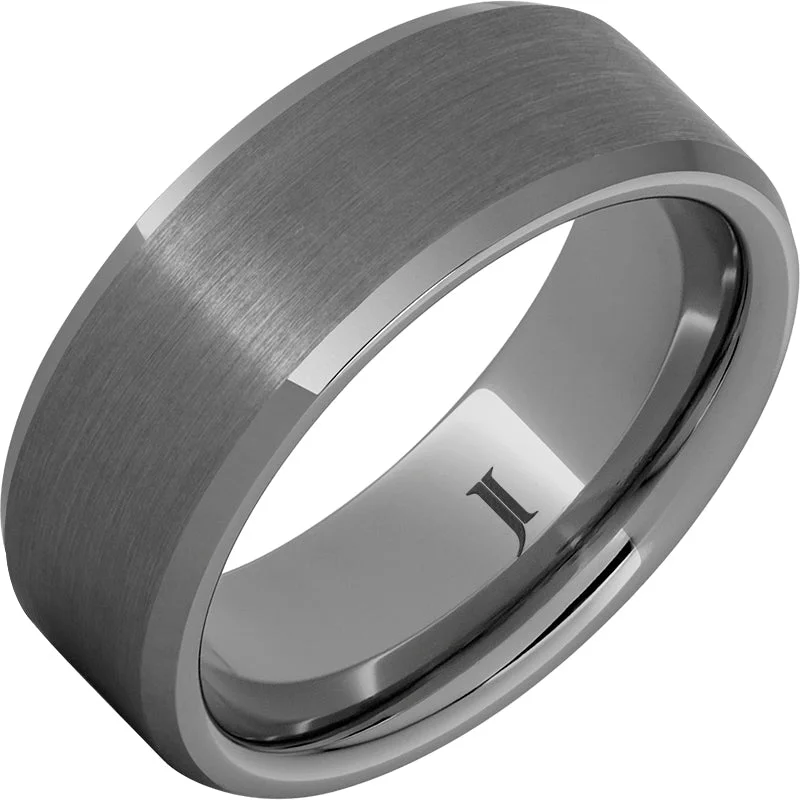 Women’s promise rings-The Existentialist - Rugged Tungsten™ Satin Finish Men's Ring