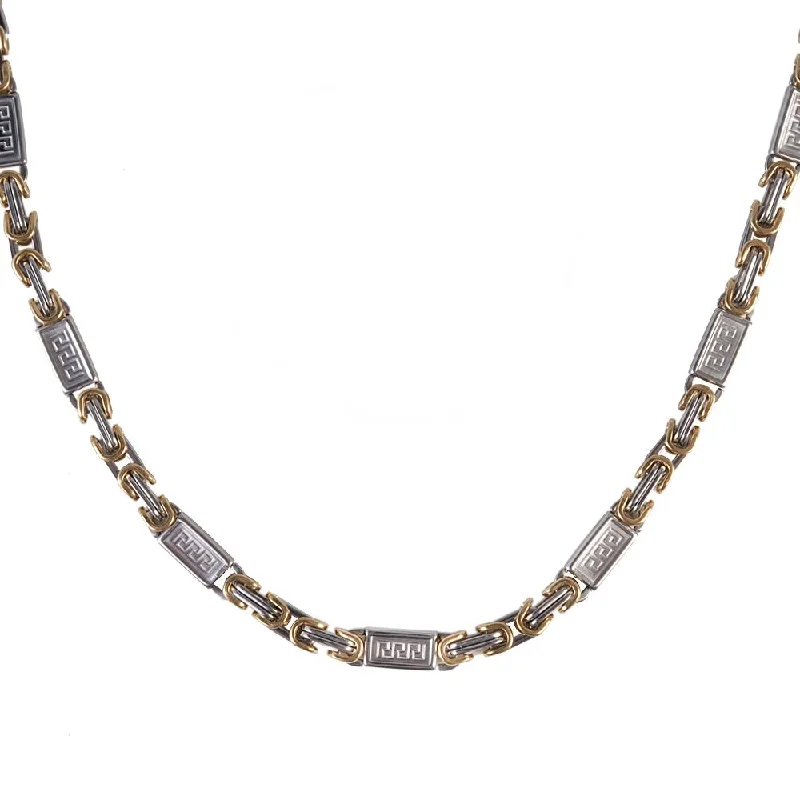 Women’s infinity charm necklaces-Rhodes Two-Tone Necklace