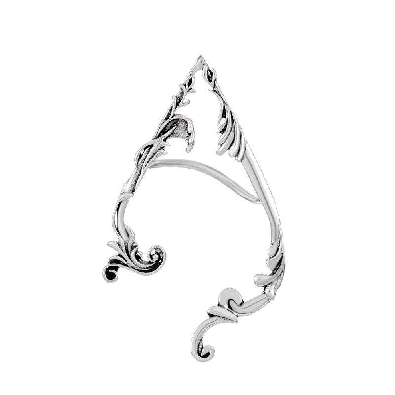 02 Antique Silver a-1480# Left Ear