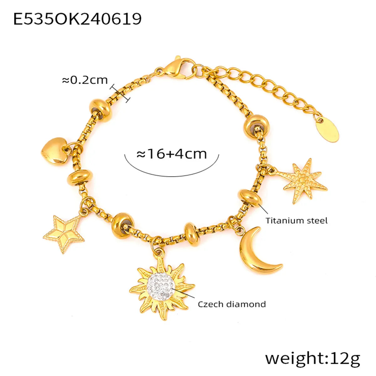 Star Gold Bracelet