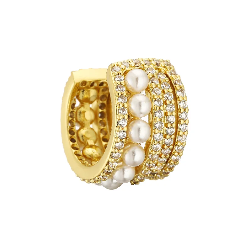 Golden Pearl White Diamond Single