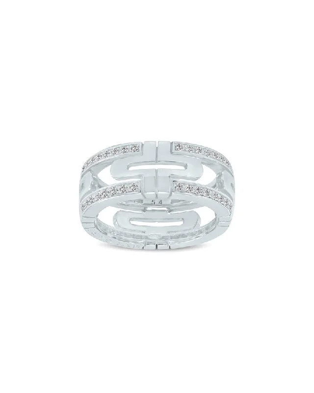 Women’s white gold engagement rings-Bulgari 18K 0.70 ct. tw. Diamond Ring