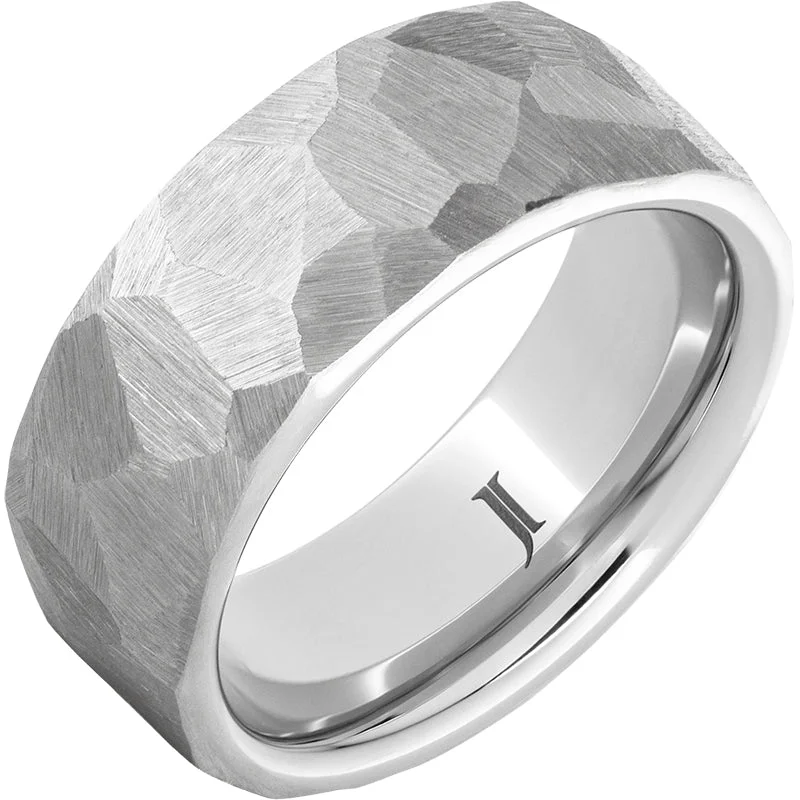 Women’s square rings-The Chisel – Serinium® Hand Carved Ring