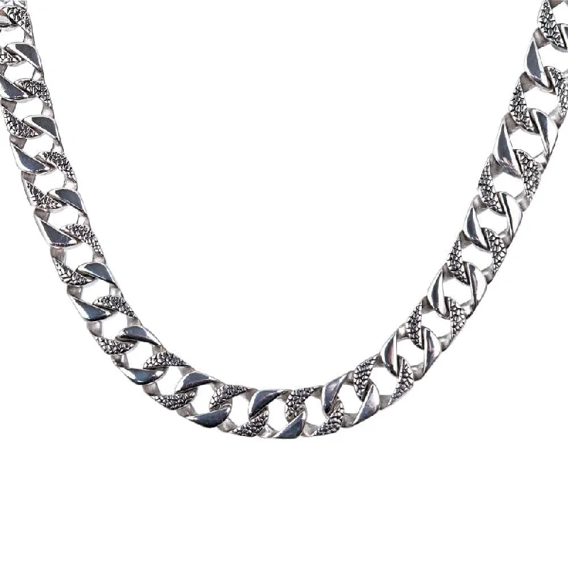 Women’s multi-layered necklaces-Anaconda Men's Textured Necklace